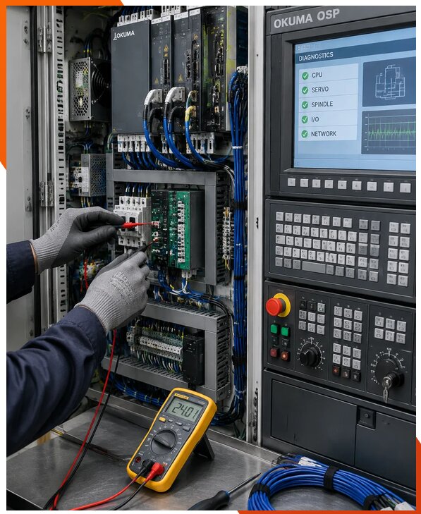 Ремонт систем ЧПУ Okuma OSP в Ачинске