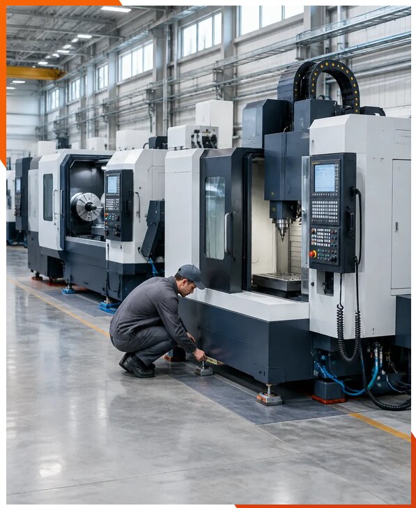 Комплексное оснащение нового производства станками в Ачинске